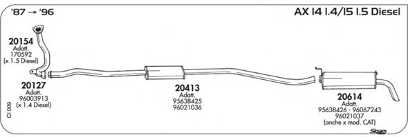Exhaust System CI009