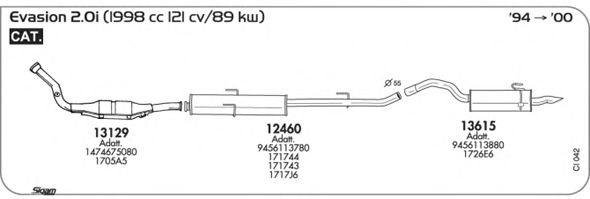Exhaust System CI042