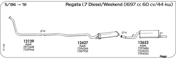 Exhaust System FI116