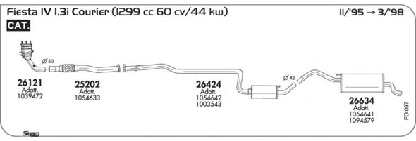 Exhaust System FO097