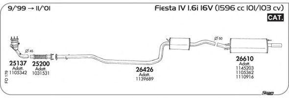 Exhaust System FO179