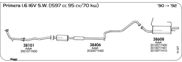 Exhaust System NI027