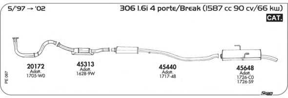 Exhaust System PE067