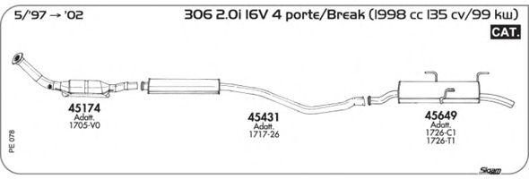 Exhaust System PE078