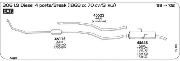 Exhaust System PE196