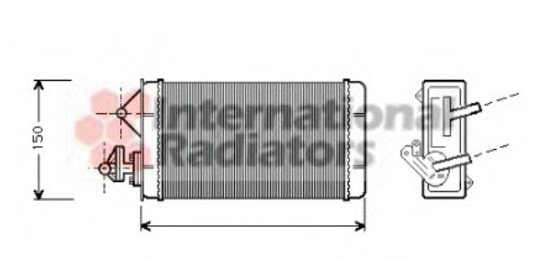 Heat Exchanger, interior heating 17006087