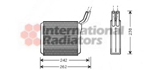 Heat Exchanger, interior heating 37006205