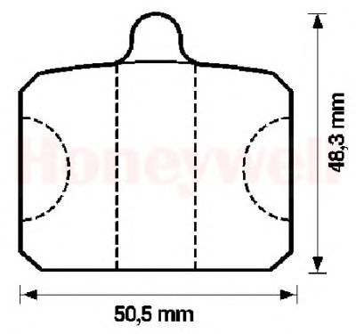 Kit de plaquettes de frein, frein à disque 571816B