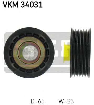 Medløberhjul, multi-V-rem VKM 34031