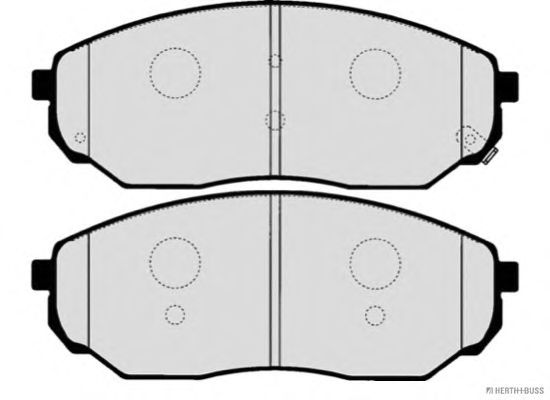 Brake Pad Set, disc brake J3600318