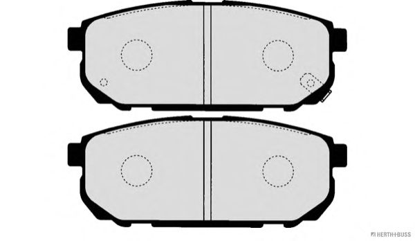 Brake Pad Set, disc brake J3610305