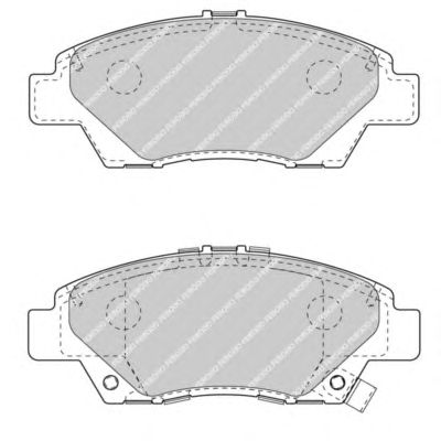 Brake Pad Set, disc brake FDB4404