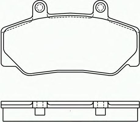 Brake Pad Set, disc brake P 86 006