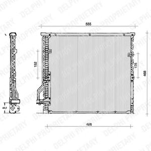 Condensator, airconditioning TSP0225014