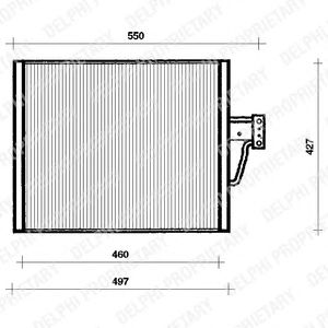 Condensator, airconditioning TSP0225018