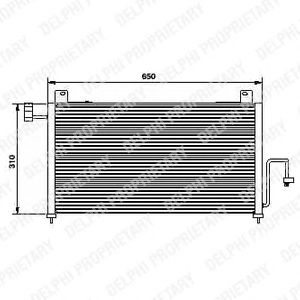 Condensator, airconditioning TSP0225428