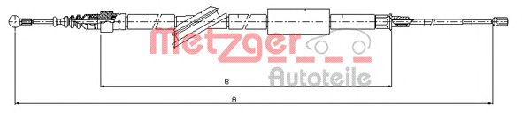 Cable, parking brake 10.7561