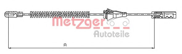 Cable, parking brake 11.5763
