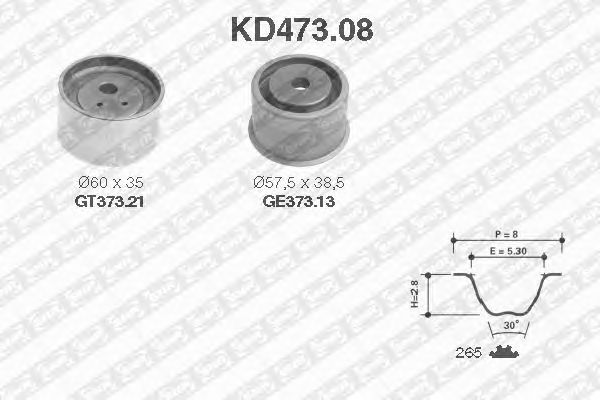 Timing Belt Kit KD473.08