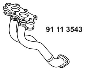 Exhaust Pipe 91 11 3543
