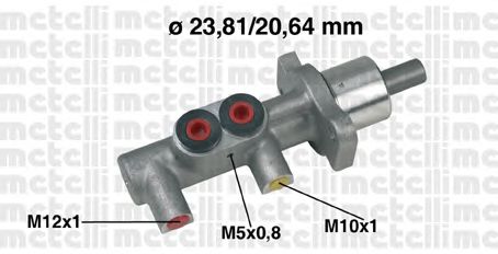 Master Cylinder, brakes 05-0382