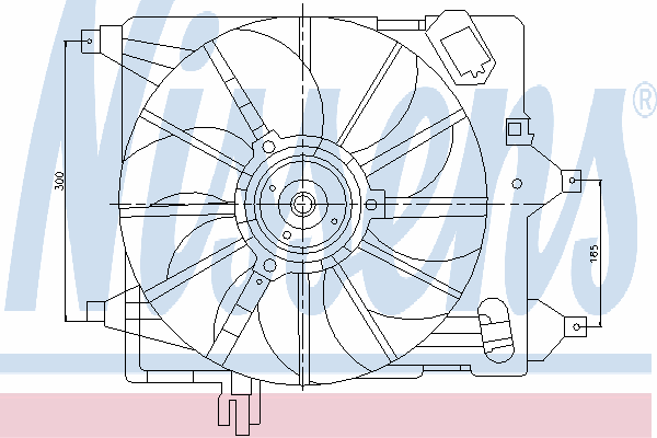 Fan, radiator 85252