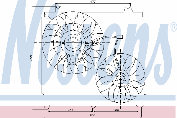 Fan, radiator 85271