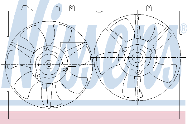 Fan, radiator 85276