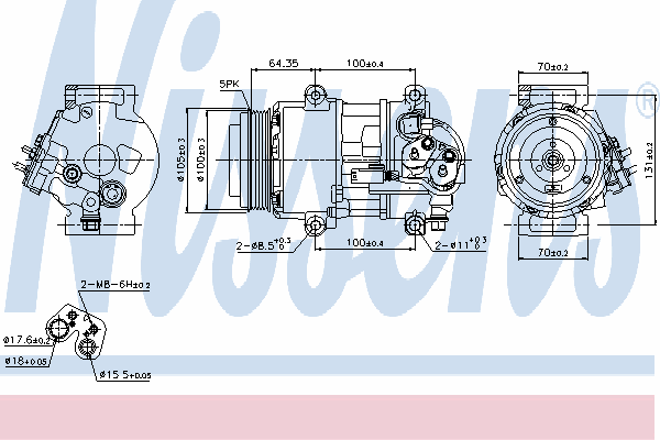 Compressor, airconditioning 89089