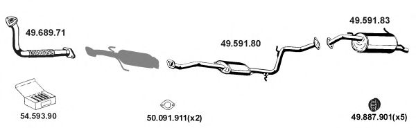 Exhaust System 492003