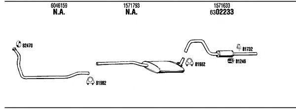 Exhaust System FO30141B