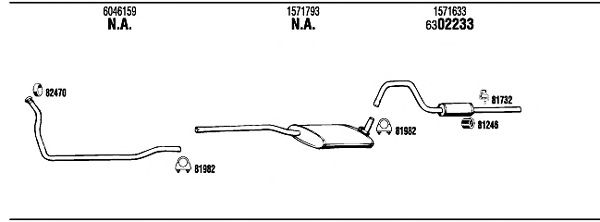 Exhaust System FO30867A