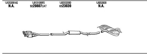 Exhaust System VW20719