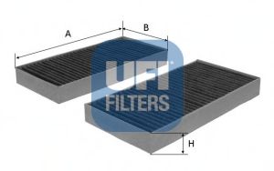 Filter, innendørsluft 54.172.00