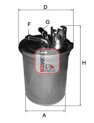 Fuel filter S 4451 NR