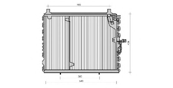 Condensator, airconditioning QCN113
