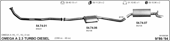 Exhaust System 561000306