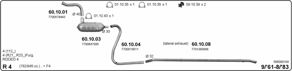 Exhaust System 566000104