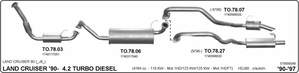 Exhaust System 579000049