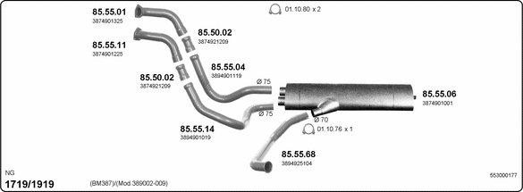 Exhaust System 553000177