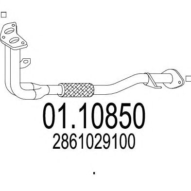 Exhaust Pipe 01.10850