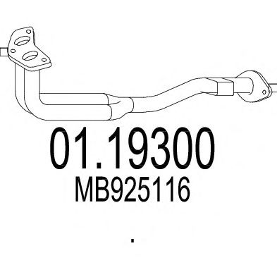 Exhaust Pipe 01.19300