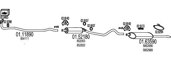 Exhaust System C250851007037
