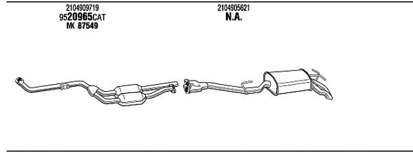 Exhaust System MB27004