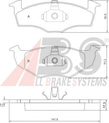 Brake Pad Set, disc brake 36969
