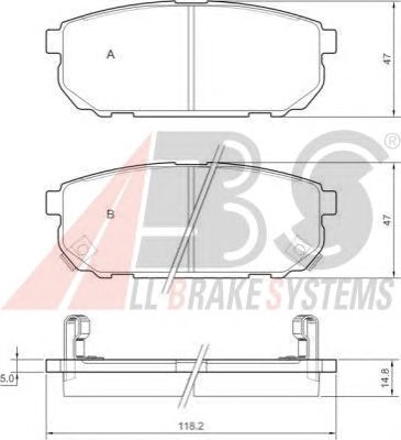 Brake Pad Set, disc brake 37362