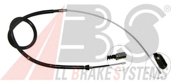 Cable, parking brake K18286