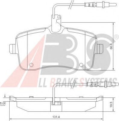 Brake Pad Set, disc brake P 61 077