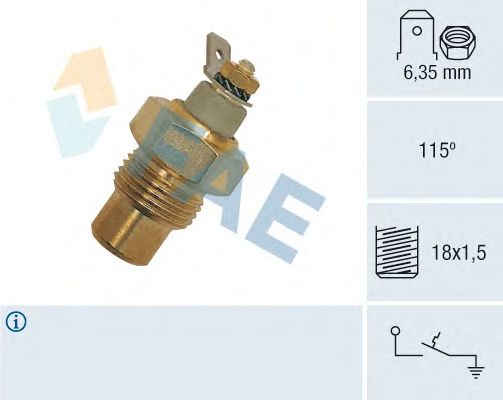 Temperature Switch, coolant warning lamp 35080