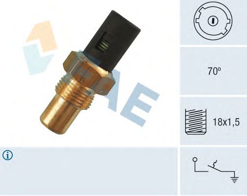 Temperature Switch, coolant warning lamp 35280